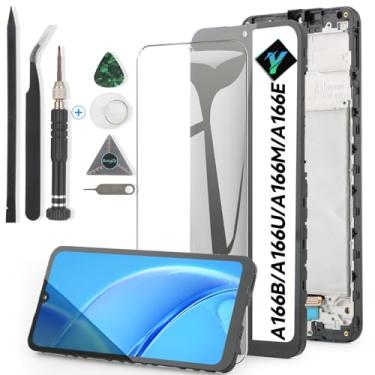 Imagem de YWLRONG Substituição de tela OLED para Samsung Galaxy A16 5G para Samsung A16 5G SM-A166B/SM-A166U/SM- A166M/SM-A166E Display LCD com montagem digitalizadora de substituição com ferramentas