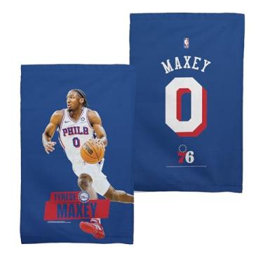 Imagem de Philadelphia 76ers Tyrese Maxey NBA Pacote com 2 toalhas de ventilador 40,66 x 63,5 cm