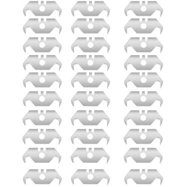 Imagem de bepisof 30 lâminas de gancho práticas SK5 máquina de corte multifuncional de aço para cortar caixas plásticas de papel de parede, carpete e telhado