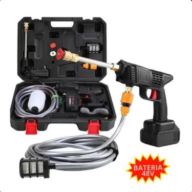 Imagem de Lavadora Portátil Alta Pressão Recarregável Completa - ROMI, Bivolt