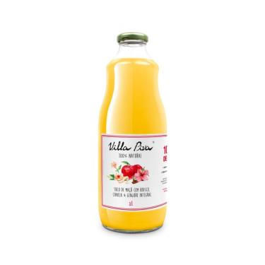 Imagem de SUCO VILLA PIVA MAÇÃ COM HIBISCO, CANELA E GENGIBRE 1 LITRO