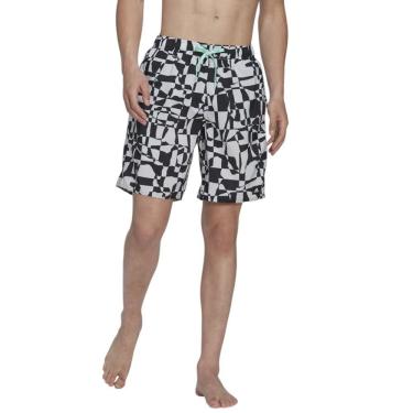 Imagem de Short De Natação Adidas Shredded Check Masculino