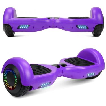Imagem de Hoverboard Elétrico Hover-1 Nova Roxo, Autoequilibrado 16 km/h, Bateria 36V 4Ah, Motor 350W, Alcance 16 km, LED, Bluetooth, Peso 12