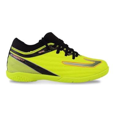Imagem de Chuteira Topper Sprint infantil Futsal Amarelo Neon/Preto/Vermelho,28