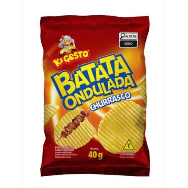 Imagem de Batata ondulada ki gosto churrasco com 20 unidades de 40 gr