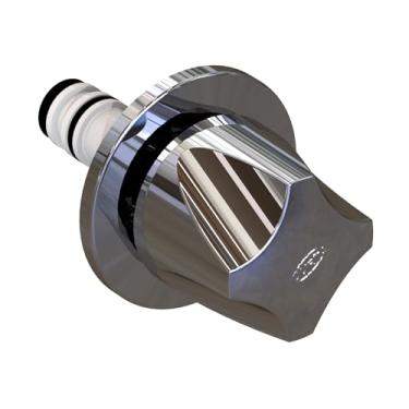 Imagem de Reparo Para Torneira De Pressão Com Canopla Búzios Luxo Cromado Durín