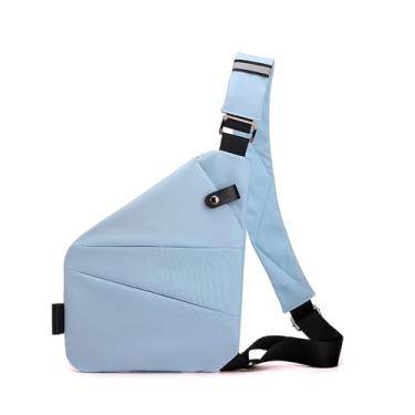 Imagem de Bolsas de viagem antirroubo, bolsas transversais justas para mulheres e homens com alça ajustável, bolsa de ombro no peito para uso casual, 02, 9 x 12.5 x 0.4 inches