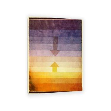 Imagem de Paul Klee Wall Art Separation in the Evening Poster surrealismo Impressão de arte em tela por Paul Klee Pintura arte de imagem quarto sala de estar escritório decoração de parede 100 x 70 cm