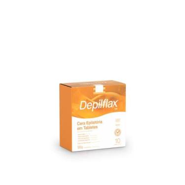 Imagem de Cera quente em tabletes depilatório Natural 500g Depilflax