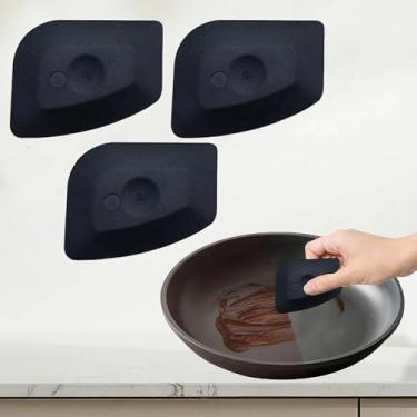 Imagem de Raspador de massa de plástico, 3 peças, raspador de bolo, gelo, utensílios de cozinha, cortador de pão, espátula de creme