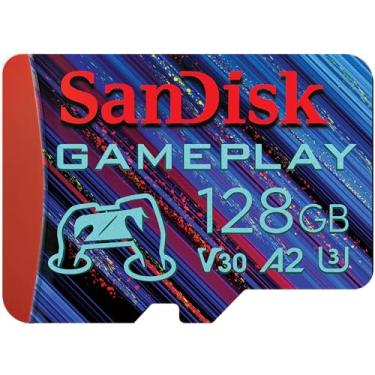 Imagem de SanDisk Cartão de Memória microSD de 128 GB para Jogos Móveis - até 190 MB/s, para Consoles Portáteis - SDSQXAA-128G-GN6XN