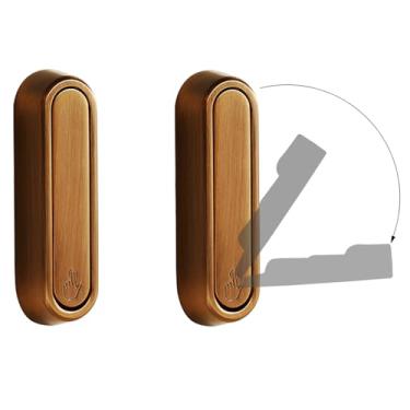 Imagem de XSGTZMJ 2 ganchos dobráveis para casacos, ganchos de parede resistentes feitos de liga de zinco, ganchos de parede dobráveis para pendurar casacos, cachecóis, chapéus, roupões de banho, chaves, bolsas