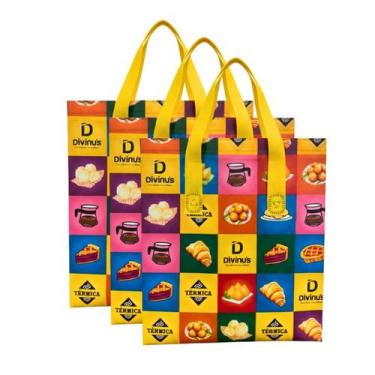 Imagem de Kit 3 Un Sacola Termica Semi Descatavel Divinus 23x34 CM
