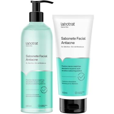 Imagem de Kit Sabonete Facial Liquido + Esfoliante Antiacne Labotrat Dermo Skin Care Ação Secativa Rosto