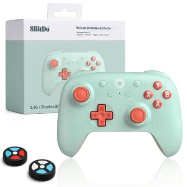 Imagem de 8Bitdo Ultimate 2C Wireless Controller for Windows PC and Android, with 1000 Hz Polling Rate, Hall Effect Joysticks and Triggers, and Remappable L4/R4 Bumpers (Mint)