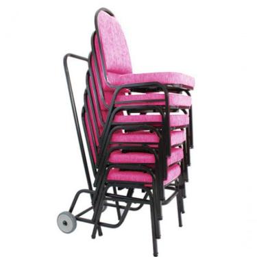 Imagem de 06 Cadeiras Para Hotel E Auditório Linha Hotel Rosa