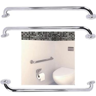 Imagem de Alça Barra Apoio Suporte 70 Cm Kit 3 Uni Acessibilidade Criança Idoso Gestante Deficiente Segurança