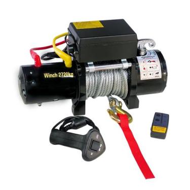 Imagem de Guincho Eletrico 24V 2720Kg com cabo de aco GE2720-24 ACM TOOLS