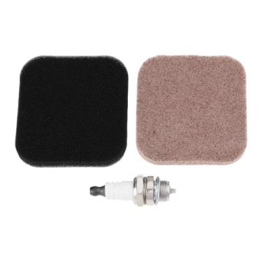 Imagem de Create idea Filtros de ar aparador e vela de ignição 41371241500 compatível com Stihl FS75 FS80 FS85 HS80 HL75, 41371242800