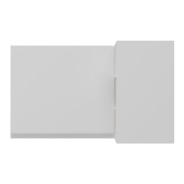 Imagem de Armário De Cozinha Aéreo De Canto Veneza Multimóveis V3742 Branco Branco