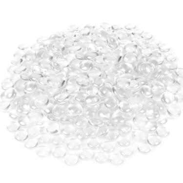 Imagem de Houseables Bolinhas de vidro, contas de vidro para vasos, mármores para vasos, 11,3 kg, 2500, contas transparentes, pedras transparentes, enchimentos para centros de mesa, pedras decorativas, planas
