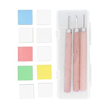 Imagem de Kit de carimbo de borracha para escultura em bloco Impressão com ferramentas de corte Suprimentos de arte Conjunto de artesanato DIY de qualidade premium para artistas iniciantes