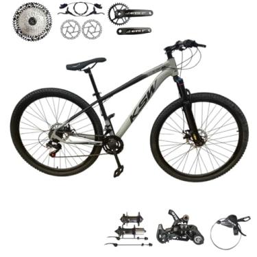 Imagem de Bicicleta Aro 29 Ksw Xlt 12 Velocidades Freio Hidraulico (PRETO/CINZA/PRETO, 19)