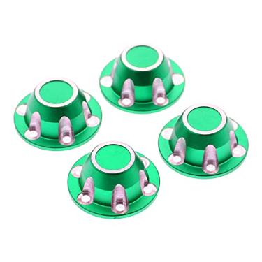 Imagem de Trava de roda antifrouxa para SCX6 JLU 1/6, verde