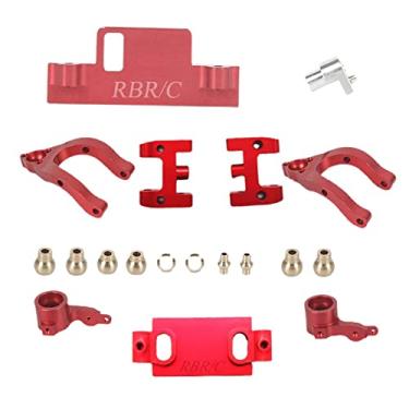 Imagem de Kit de braço oscilante inferior superior para caminhão rastreador 1/10, vermelho