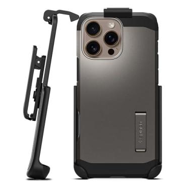 Imagem de Encased Coldre com clipe de cinto, para Spigen Tough Armor (iPhone 16 Pro) - A capa não está incluída