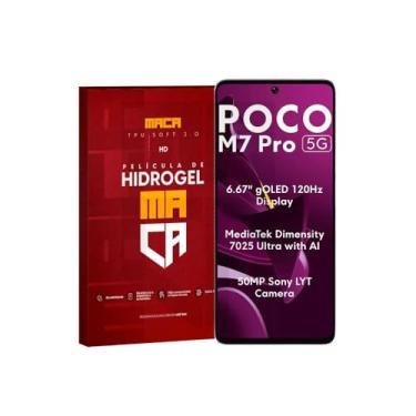 Imagem de Película Hidrogel Mi Poco M7 Pro 5g Transparente Ou Fosca MACA