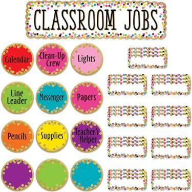 Imagem de Mini quadro de avisos confetes para sala de aula