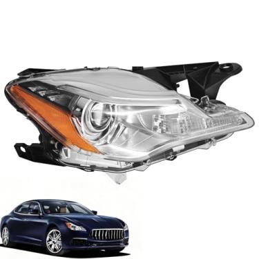 Imagem de Raodelupe Farol HID de xenon direito compatível com Maserati Quattroporte 2014 2015 2016 2017 conjunto de farol do lado do passageiro 89102324 L90028085 90028085