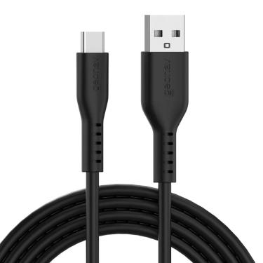 Imagem de Cabo Usb-A Para Usb-C Preto Silicone 1,5M Esc05Sbk Geonav