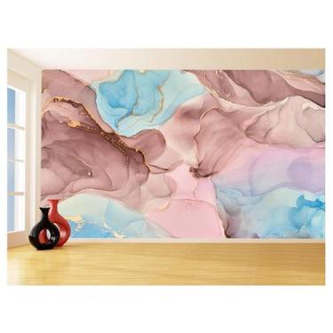 Imagem de Papel De Parede 3D Estilo Marmore Tintas Cores 3,5M Mbr156 - Você Deco