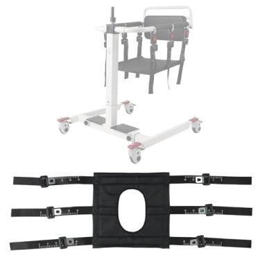 Imagem de LCDOCTOR Acessório de almofada de assento sanitário com 3 fivelas para cadeira elétrica de transferência de paciente (1 peça)