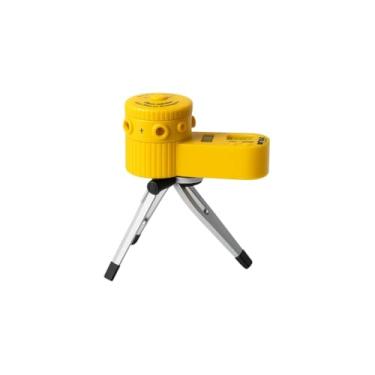 Imagem de Nível a Laser Profissional com Trena, 3 Linhas, Alcance 8m, Base Magnética, Medição Horizontal e Vertical, Dimensões 18.5x6.2x2.8cm, com Baterias AG13