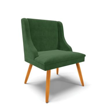 Imagem de CADEIRA DE JANTAR LIZ SUEDE VERMELHO PES