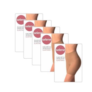 Imagem de 5 Shorts Modelador Diminui Barriga Sem Costuras Laterais-Feminino