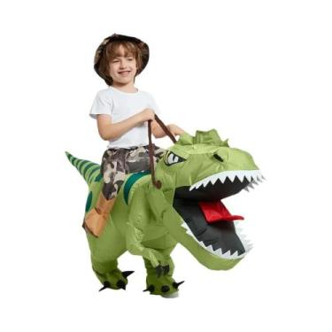 Imagem de Fantasia Inflável De Dinossauro Para Crianças, T-Rex, Presente De Aniv