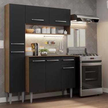 Imagem de Armário de Cozinha Compacta 137 cm Emilly Madesa 011