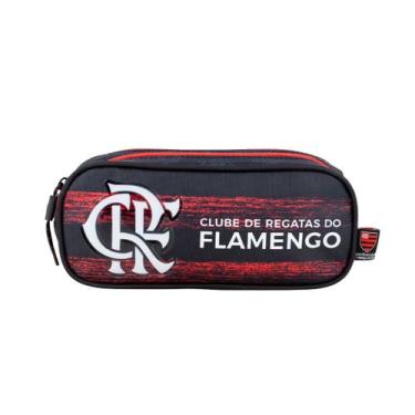 Imagem de Estojo Duplo Escolar Clube De Regatas Do Flamengo Meninos - Xeryus, Pr