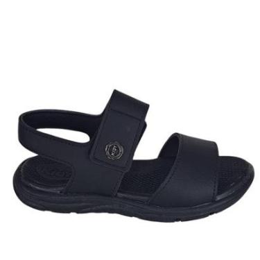 Imagem de Sandália Com Velcro Infantil Meninos Confort Kidy - Preto-Masculino