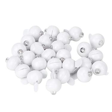 Imagem de YWBL-WH 100pcs Mini Luzes de Bola LED para Decoração de Casa de Festa de Casamento, Lâmpadas de Balão Redondo de Plástico Com Luz Branca ou Opções Coloridas, Ativação Fácil de Puxar para Festivais