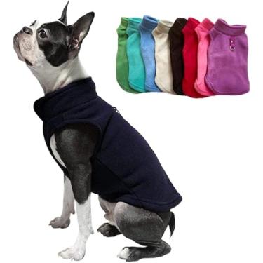 Imagem de JACKO & CO - Colete de lã com anel de coleira - macio, leve, respirável para filhotes, cães pequenos, médios, gatos, chihuahua - quente para outono/inverno... (preto, médio)