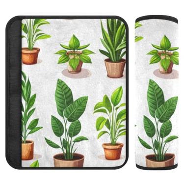 Imagem de Burbuja Capas para cinto de segurança de carro para plantas em vaso protetor de cinto de segurança macio para alça de ombro de assento, 1 par médio