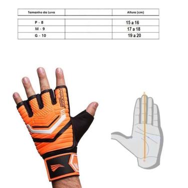 Imagem de Luva Futsal Society - Par de luva meio dedo para Goleiro de Futsal, Society-Unissex