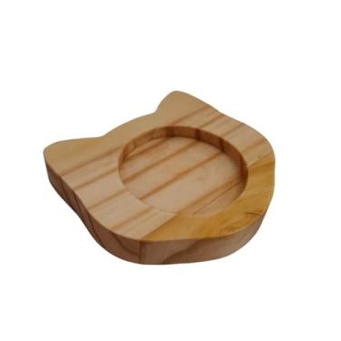 Imagem de Porta Xícara Gatinho Pires Gato Mesa Posta Decoração + suporte C/6