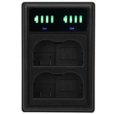 Imagem de aqxreight Micro/TypeC Câmera de Porta Dupla Display Duplo Carregador de Dock Duplo para ENEL15/EL15A Display de Bateria Visualmente Com o Carregamento No Carregador de Bateria da Lata Com As Mesmas