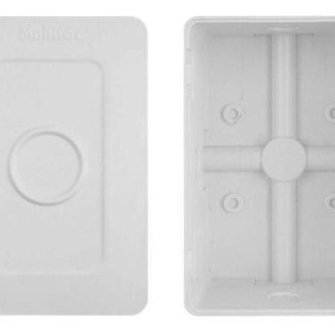 Imagem de Mini Caixa De Sobrepor Retangular Câmeras De Segurança Cftv - Multitoc